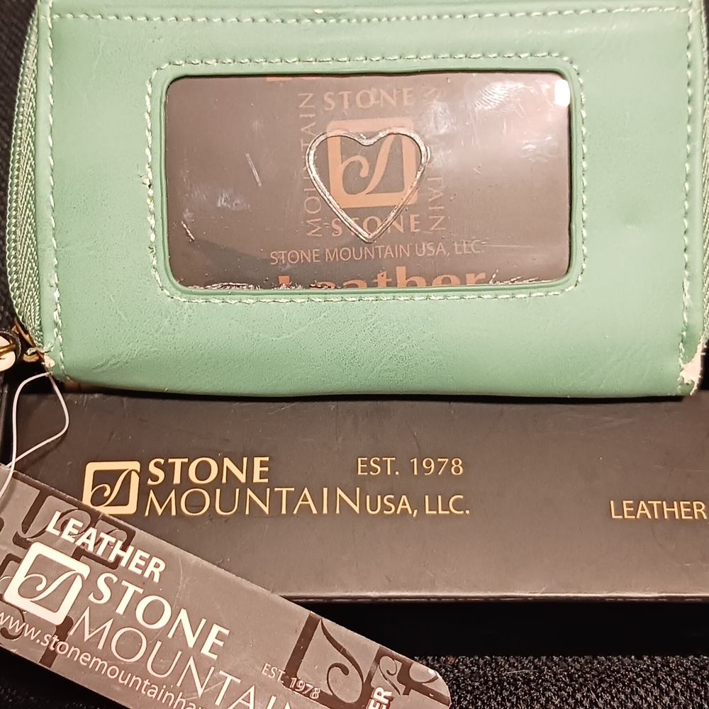 Stone Mountain Mint Green Wallet